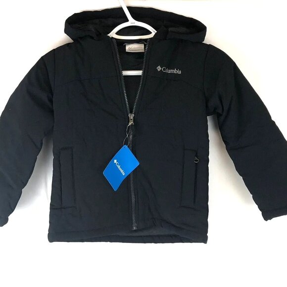 Columbia Boys Black Outdoor Bound Stretch Jacket, Size XS - Picture 1 of 7